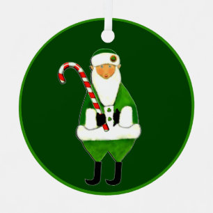 Irish Christmas Keepsake Metal Ornament