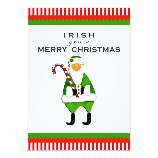 Irish Christmas Party Invitation Printable