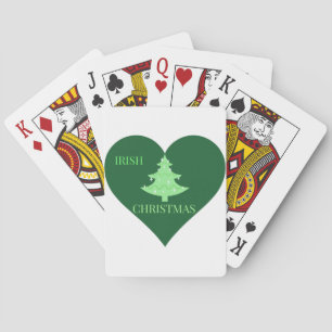 Irish Christmas Poker Cards