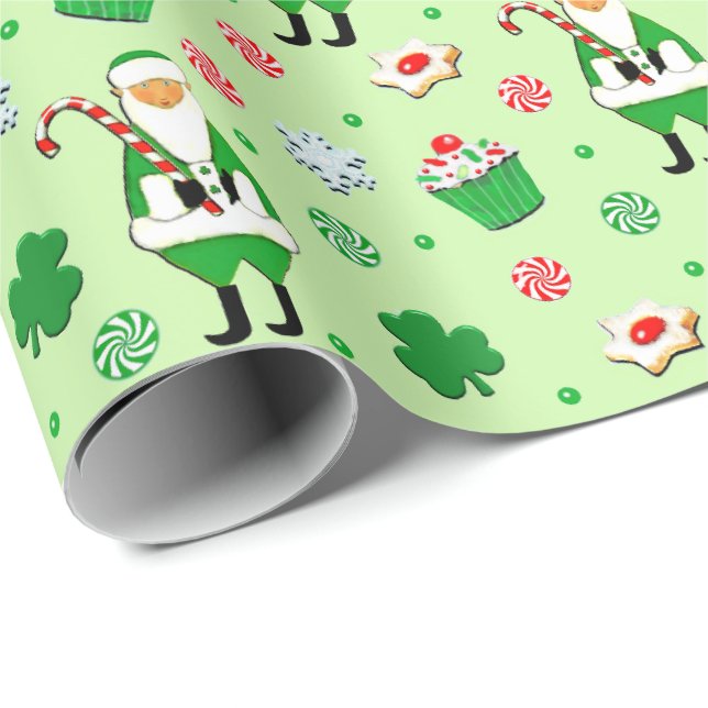 Irish Christmas Wrapping Paper (Roll Corner)