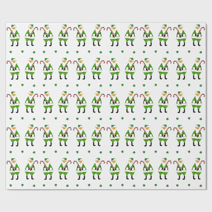 Irish Christmas Wrapping Paper Zazzle