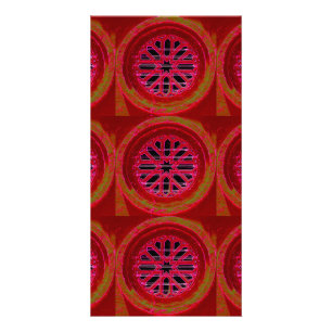 Irish church window photocard card