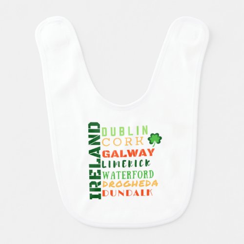 Irish Cities Subway Art Bib