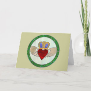 Irish Claddagh Card