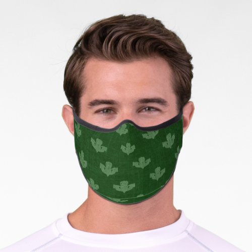 Irish Claddagh Design Green Premium Face Mask