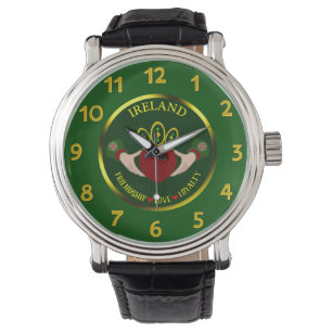 Irish Claddagh Personalized Watch
