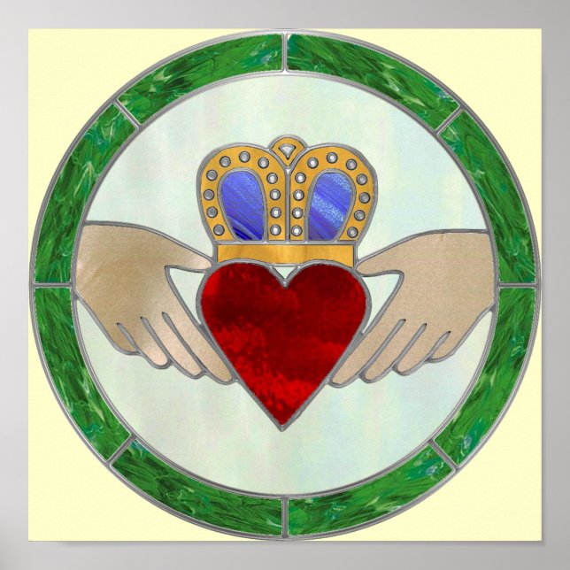 Irish Claddagh Poster (Front)