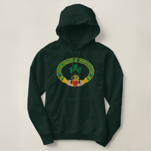 Irish Claddagh Ring Embroidered Hoodie