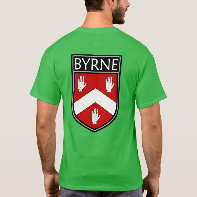 Irish Clan Crest - Byrne T-Shirt (Back)