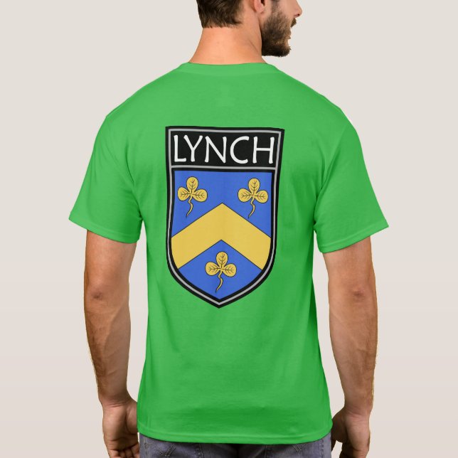 Irish Clan Crest - Lynch T-Shirt (Back)