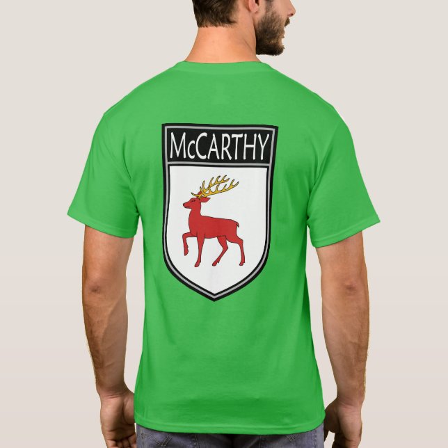 Irish Clan Crest - McCarthy T-Shirt (Back)