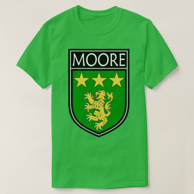 Irish Clan Crest Moore T-Shirt (Design Front)