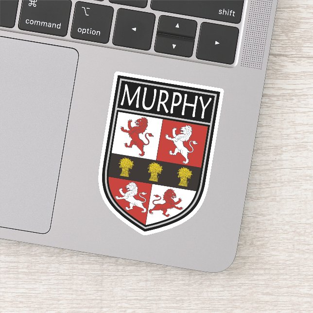 Irish Clan Crest - Murphy  Sticker (Detail)