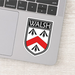 Irish Clan Crest - Walsh Sticker