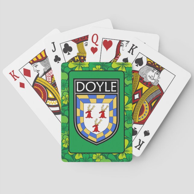 Irish Clan Doyle Poker Cards (Back)