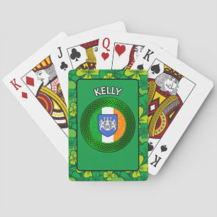 Irish Clan Kelly Poker Cards