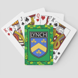 Irish Clan Lynch Poker Cards