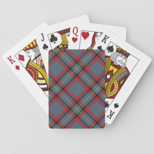 Irish Clan MacNamara Tartan Deck Poker Cards