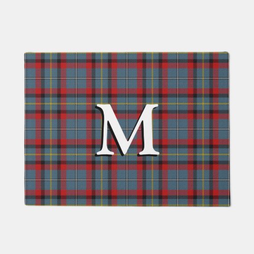 Irish Clan MacNamara Tartan Plaid Doormat