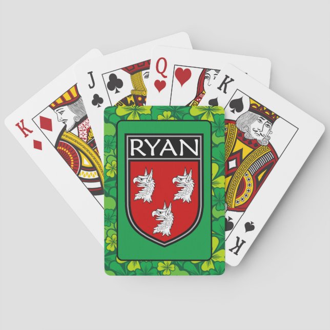 Irish Clan Ryan Poker Cards (Back)