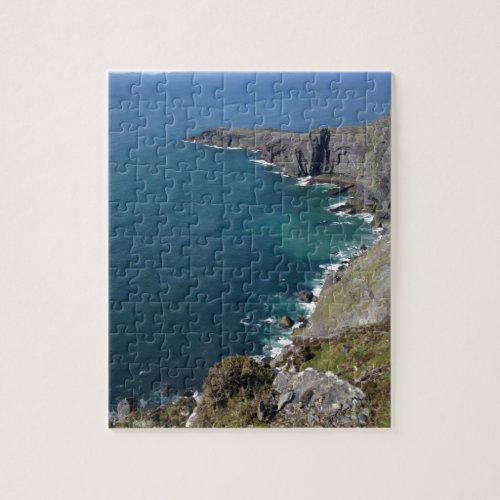 Irish Cliffs In Dingle Ireland By The Ocean Jigsaw Puzzle