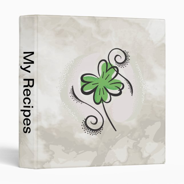 Irish Clover Binder (Front/Spine)