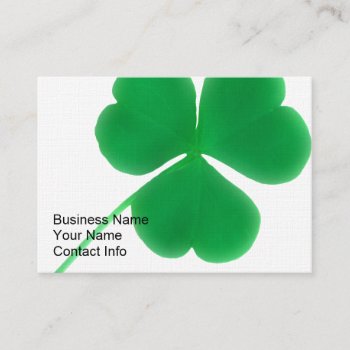 Irish Clover Business Cards by angela65 at Zazzle