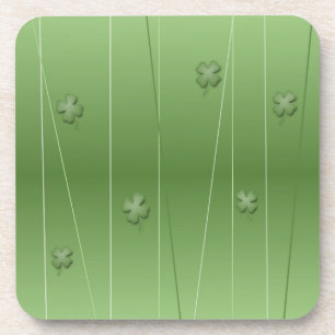 Irish Clover Design Coaster