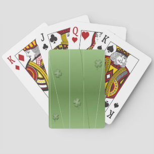 Irish Clover Design Poker Cards