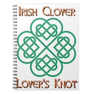 Irish Clover Lover's Knot Irish Symbol Notebook