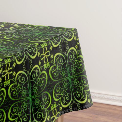 Irish Clover Pattern Tablecloth