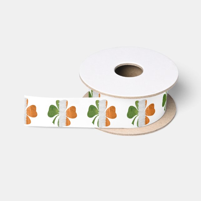 Irish Clover Satin Ribbon (Spool)