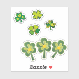 Irish Clover Sticker