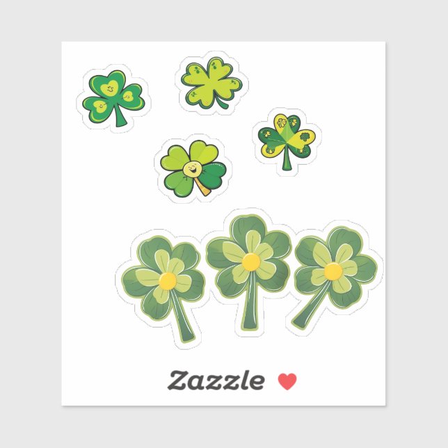 Irish Clover Sticker (Sheet)