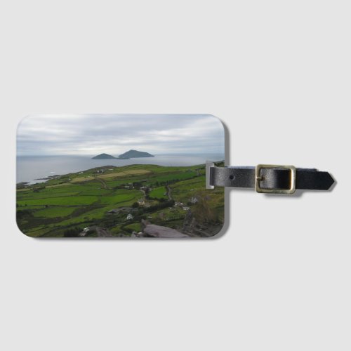 Irish coast luggage tag
