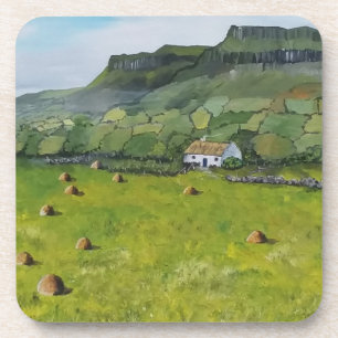 Irish Coasters Set Landscape Ireland Cottage