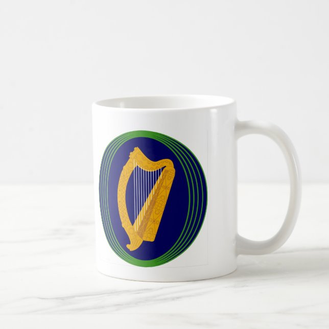Irish Coat of Arms Logo Coffee Mug (Right)