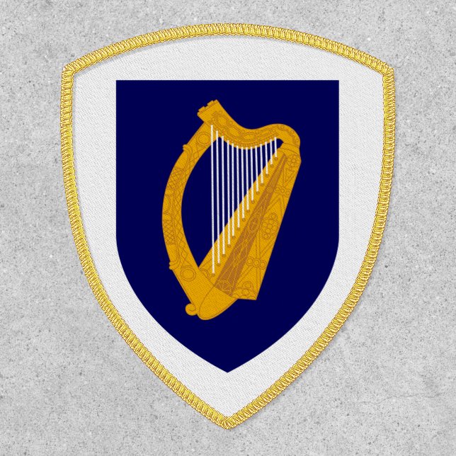 Irish Coat of Arms, Republic of Ireland Patch (Front)