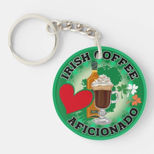 Irish Coffee Aficionado Keychain