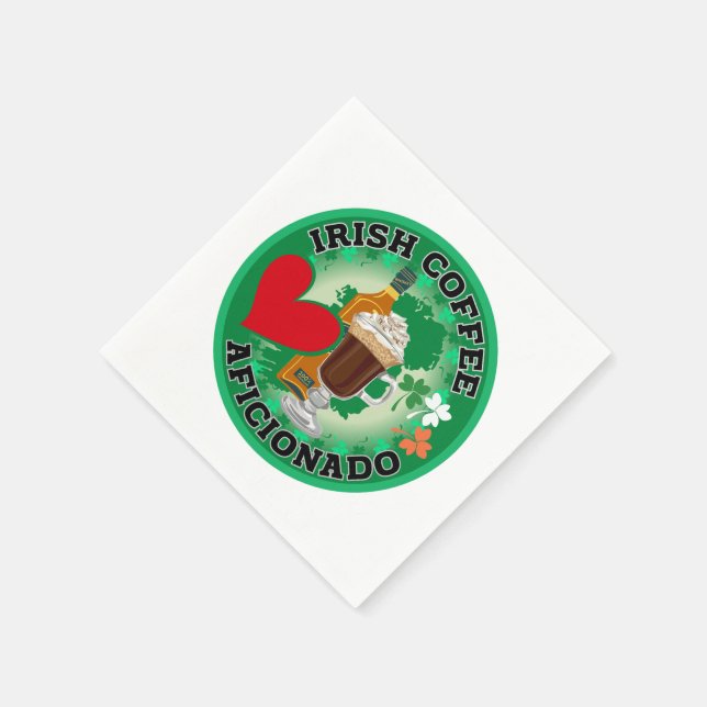 Irish Coffee Aficionado Napkins (Corner)