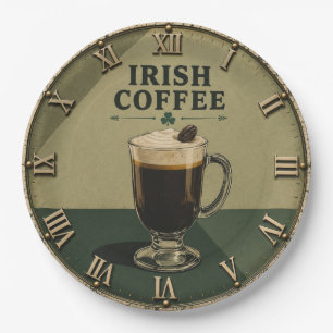 Irish Coffee Celtic Pub Decor  Paper Plates