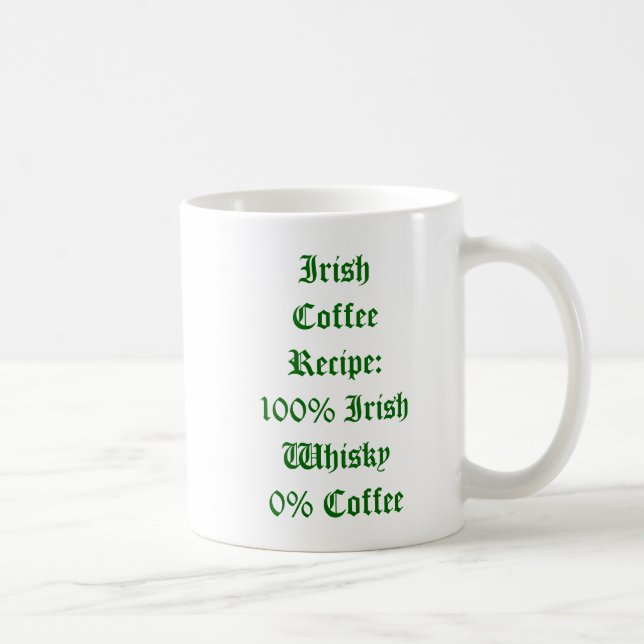 Irish Coffee Humor Mug (Right)