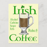 Irish Coffee lovers gifts Postcard