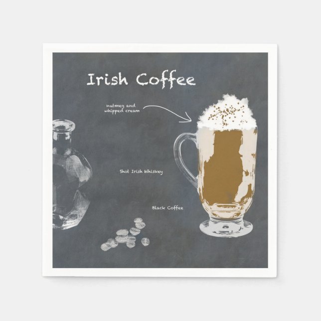 Irish Coffee Napkins (Front)