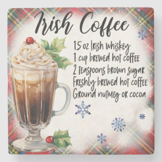 Irish Coffee Recipe Marble Coaster