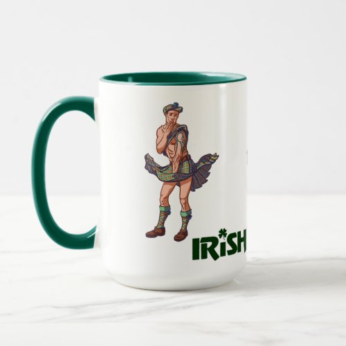 Irish Coffee Risque Kilt  Gift Mug