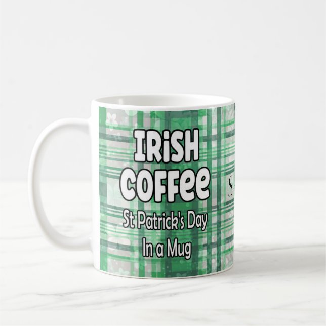 Irish Coffee St Patrick's Day In A Mug (Left)