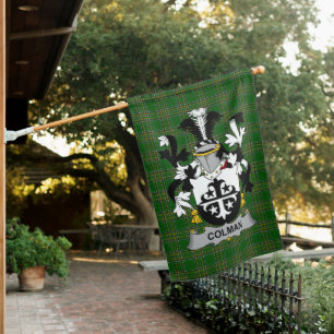  Irish Colman or McColman Coat of Arms Family Cres House Flag