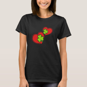 Irish Color Saint Patrick's In Love I Love Saint P T-Shirt