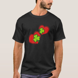 Irish Color Saint Patrick's In Love I Love Saint P T-Shirt